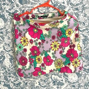 Retro floral Zara skirt